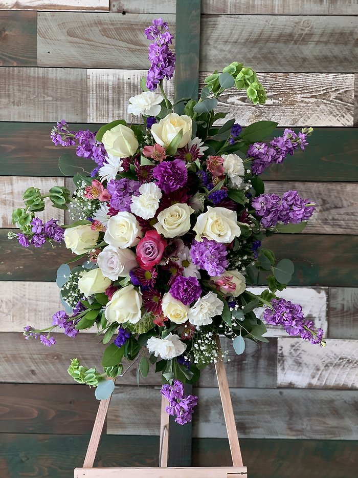 Lavender and Roses Spray
