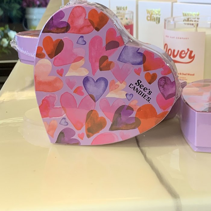 See\'s Pink Heart Box 5.3oz Asst